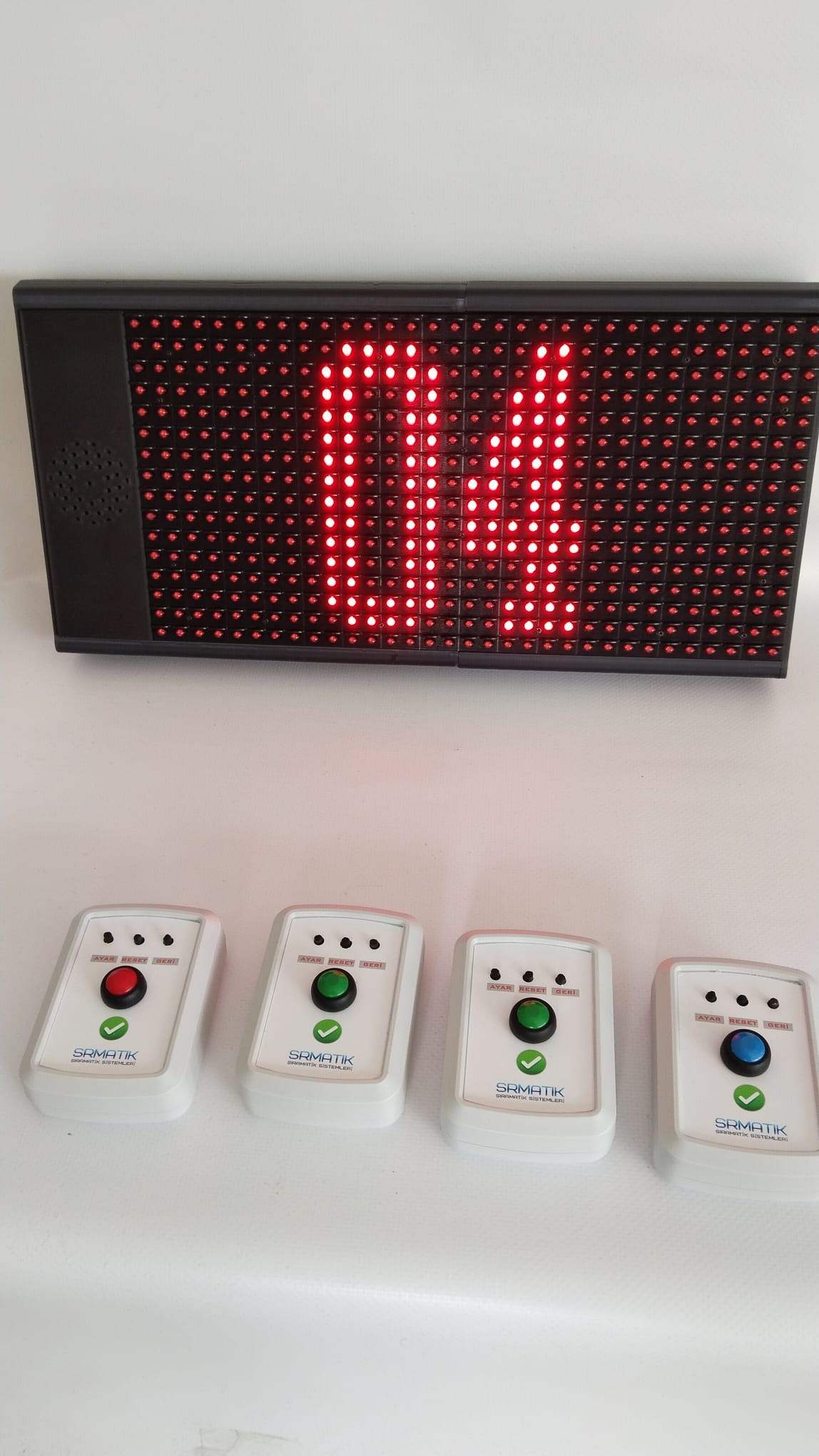 Kasa-Gişe seslendirme sıramatik sistemi - SRM-10S