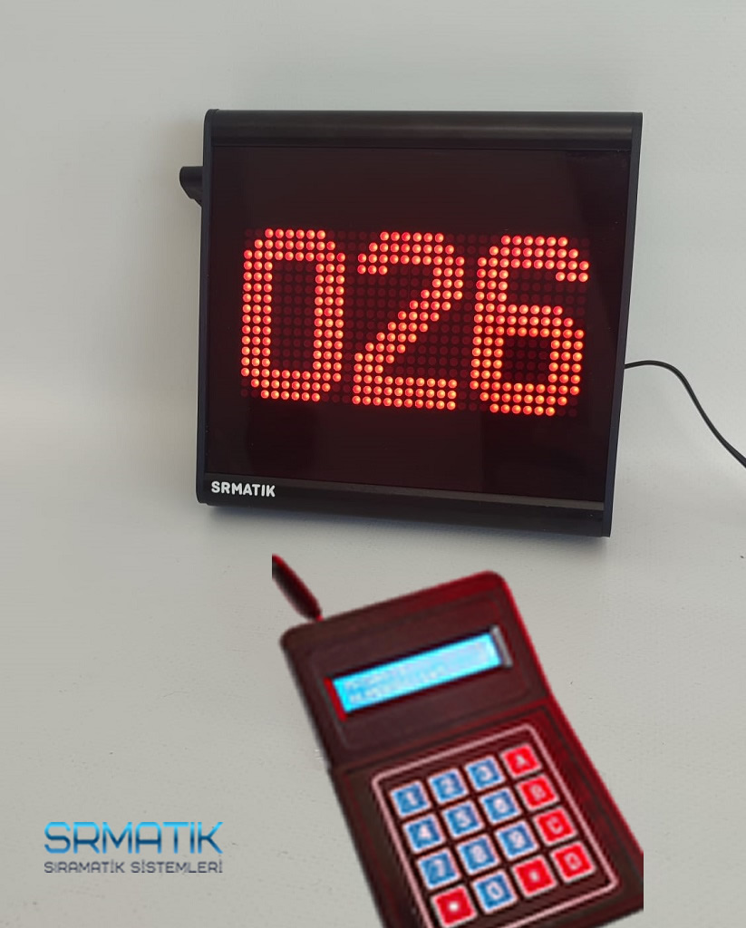 Dijital Sıramatik / Numaratör – SRM16RF