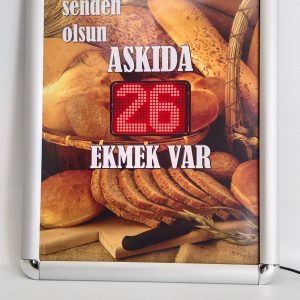 Askıda Ekmek Led Sayıcı - MODEL2  (uzaktan Kumandalı)